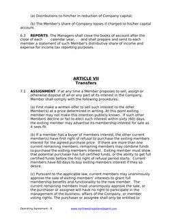 (a) Distributions to him/her in reduction of Company capital;
(b) The Member's share of Company losses if charged to his/her