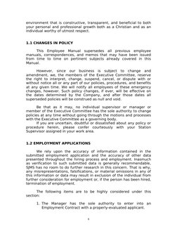 environment that is constructive, transparent, and beneficial to both 
your personal and professional growth both as a Christ