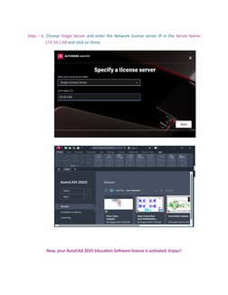 Server Autocad Same AutoCAD 2025 Installation Guide | PDF
