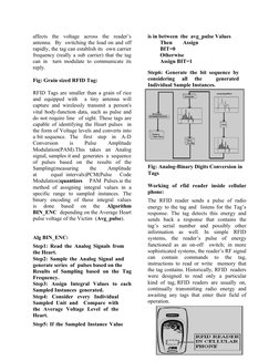 affects  the  voltage  across  the  reader’s 
antenna.  By  switching the load on and off 
rapidly, the tag can establish its