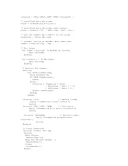 Free Format RPG Basics and Examples | PDF | Ibm Rpg | Subroutine