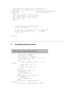 Free Format RPG Basics and Examples | PDF | Ibm Rpg | Subroutine