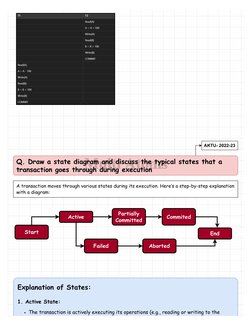 DBMS Unit 4 Notes by MultiAtomsPlus | PDF | Database Transaction ...