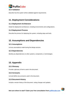 Low-Level Design Document Template | PDF | Unit Testing | Algorithms