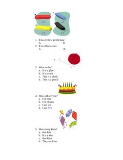 Final Test for Everybody Up 1 | PDF
