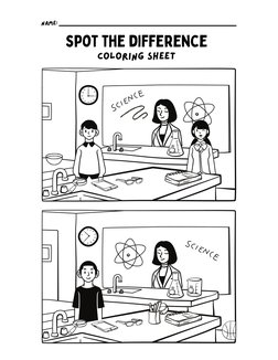 Grade 1 Spot the Difference Worksheets | PDF