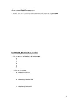 SAR Introduction Study Guide | PDF | Search And Rescue | Compass