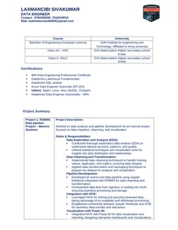 Azure Databricks Data Engineer Resume | PDF | Apache Spark | Data
