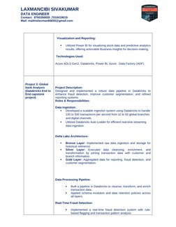 Azure Databricks Data Engineer Resume | PDF | Apache Spark | Data