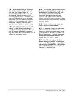 Chapter 1 Solutions: Managerial Accounting | PDF | Cost Of Goods Sold ...