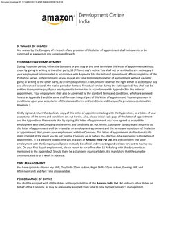 Amazon Job Offer Letter - December 2024 | PDF | Employment | Arbitration