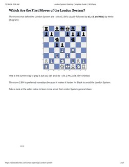 London System Opening Guide | PDF | Chess Openings | Abstract Strategy ...