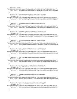 "private_key": 
"8d48d8843c7c9561917ea1c47100aa115cea71130d0f8741afbf948686c7de74",
    "wif_key": "5JtWWHoaQ9TrrpzqVqmF1