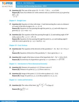 Class 11 Maths Assertion & Reasoning | PDF | Elementary Mathematics ...