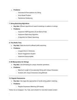 Follow me on Instagram, You Tube, and LinkedIn for more tech-related content 
 
. 
 
 
Problems: 
o 
Generate All Permutatio