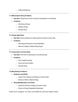 Follow me on Instagram, You Tube, and LinkedIn for more tech-related content 
 
. 
 
o 
Wildcard Matching 
 
11. Mathematical