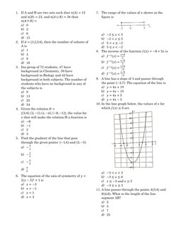 ATLIB Math Past Paper Practice | PDF