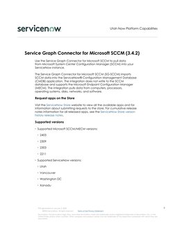 Service Graph Connector For Microsoft SCCM in ServiceNow | PDF ...