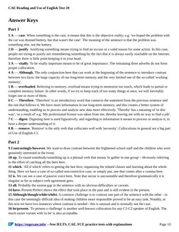 CAE Reading and Use of English Test 20 | PDF | Sugar Substitute | Adjective