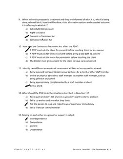 PSW Module 1 Foundations Test A | PDF | Nursing