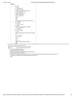 Grade 12 Statistics Q&A Guide | PDF | Quartile