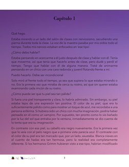 CYB.     Aurora S. y ZS M. 
3 
Capítulo 1 
 
Qué hago. 
Estaba mirando a un lado del salón de clases con nerviosismo, sac