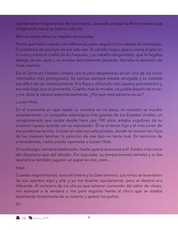 CYB.     Aurora S. y ZS M. 
4 
rápidamente la apariencia de la princesa. Llorando porque la Blanca nieves que 
imaginaron