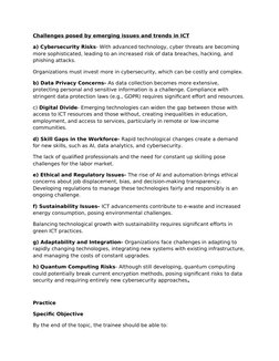 Emerging Trends and Issues in ICT | PDF | Educational Technology ...
