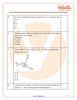 Class 9 Maths Sample Paper 2024-25 | PDF | Circle | Triangle