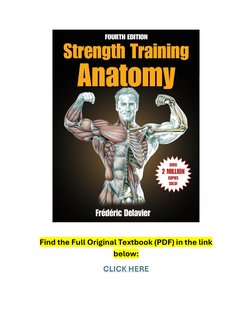 Strength Training Anatomy 4th Edition PDF | PDF | Strength Training ...