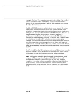Appendix VI: Hertz Corp. Case Study 
 
example, Business Week magazine, in an article describing what it called 
private eq