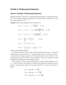 Mathematical Induction Explained | PDF | Summation | Mathematical Proof