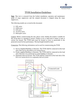 Tvss Design TVSS Installation Guidelines and Safety | PDF | Electrical Components ...