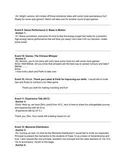 Farewell Script Farewell Ceremony Anchoring Script | PDF