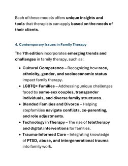 Essentials of Family Therapy Overview | PDF | Family Therapy ...