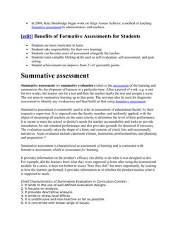 •
In 2008, Katy Bainbridge began work on Align Assess Achieve, a method of teaching 
formative assessment  (http://www.qualit