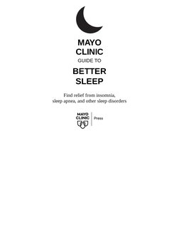 Clinic: Better Sleep | PDF | Sleep | Rapid Eye Movement Sleep