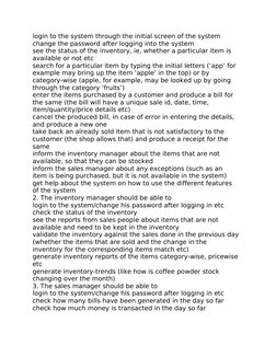 login to the system through the initial screen of the system
change the password after logging into the system
see the status