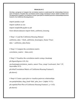 VTU 6th Sem Machine Learning Lab Manual | PDF | Principal Component ...