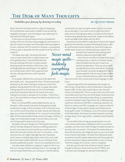 1
Horizons //// Issue 2 //// Winter 2025
When I last had my friends over for a night of roleplaying, 
the most dramatic scene