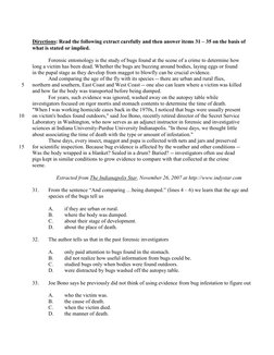 ATLIB English Placement Exam 2009 | PDF | Multiple Choice