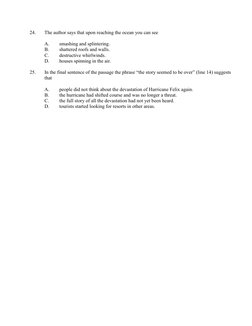 ATLIB English Placement Exam 2009 | PDF | Multiple Choice
