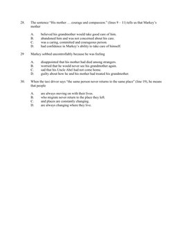 ATLIB English Placement Exam 2009 | PDF | Multiple Choice