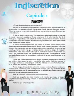 8 
Capítulo 1 
DAWSON 
¿En qué demonios está pensando mi amigo? 
Me paré en el desvencijado porche de la cabaña que había