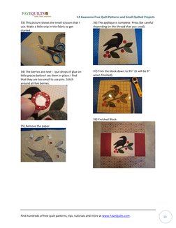 12 Awesome Free Quilt Patterns and Small Quilted Projects 
 
 
Find hundreds of free quilt