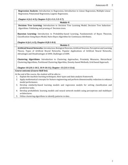 BAI602 Machine Learning Syllabus | PDF | Machine Learning | Regression ...