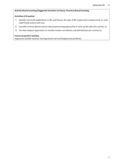 BAI602 Machine Learning Syllabus | PDF | Machine Learning | Regression ...