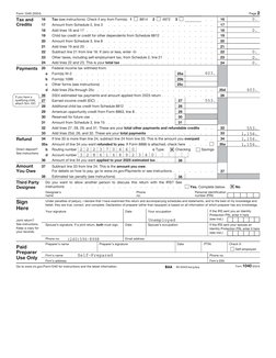 2024 U.S. Individual Tax Return Form | PDF | Irs Tax Forms | Tax Deduction
