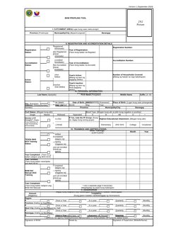 Bhw Profile Form.pdf BHW Profiling Tool Registration Form | PDF | Health Care