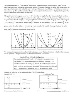 8. Polynomial and Rational Functions                                               - 2 -                           www.master